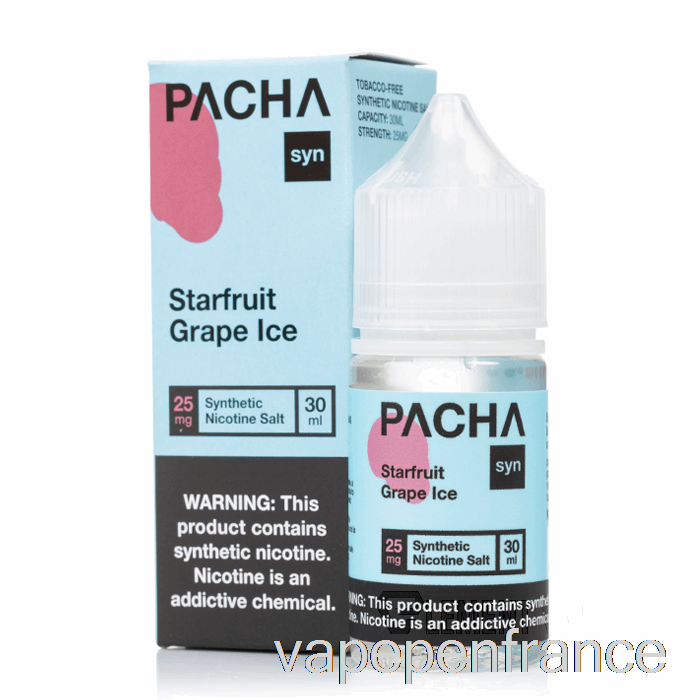 Glace Aux Raisins Et Aux Caramboles - Sels Synthétiques De Pacha - 30 Ml 50 Mg Stylo Vape